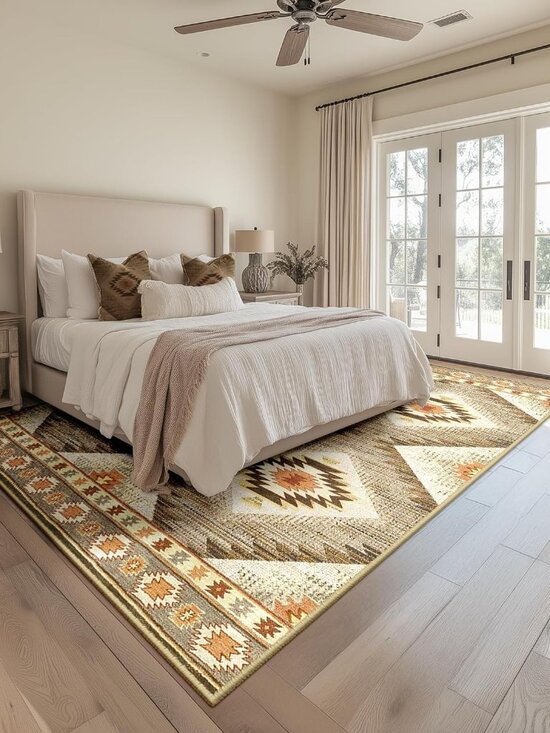 Area Rug 5x7 Pattern Western - Picture 5 of 6